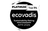 2024 Ecovadis Platinum; top 1%